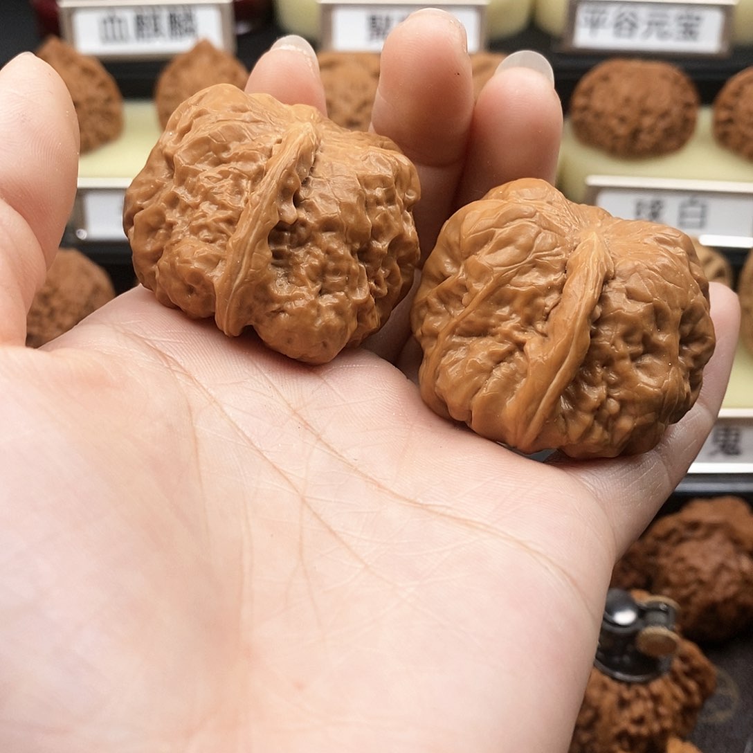 文玩核桃把件一帆风顺42尺