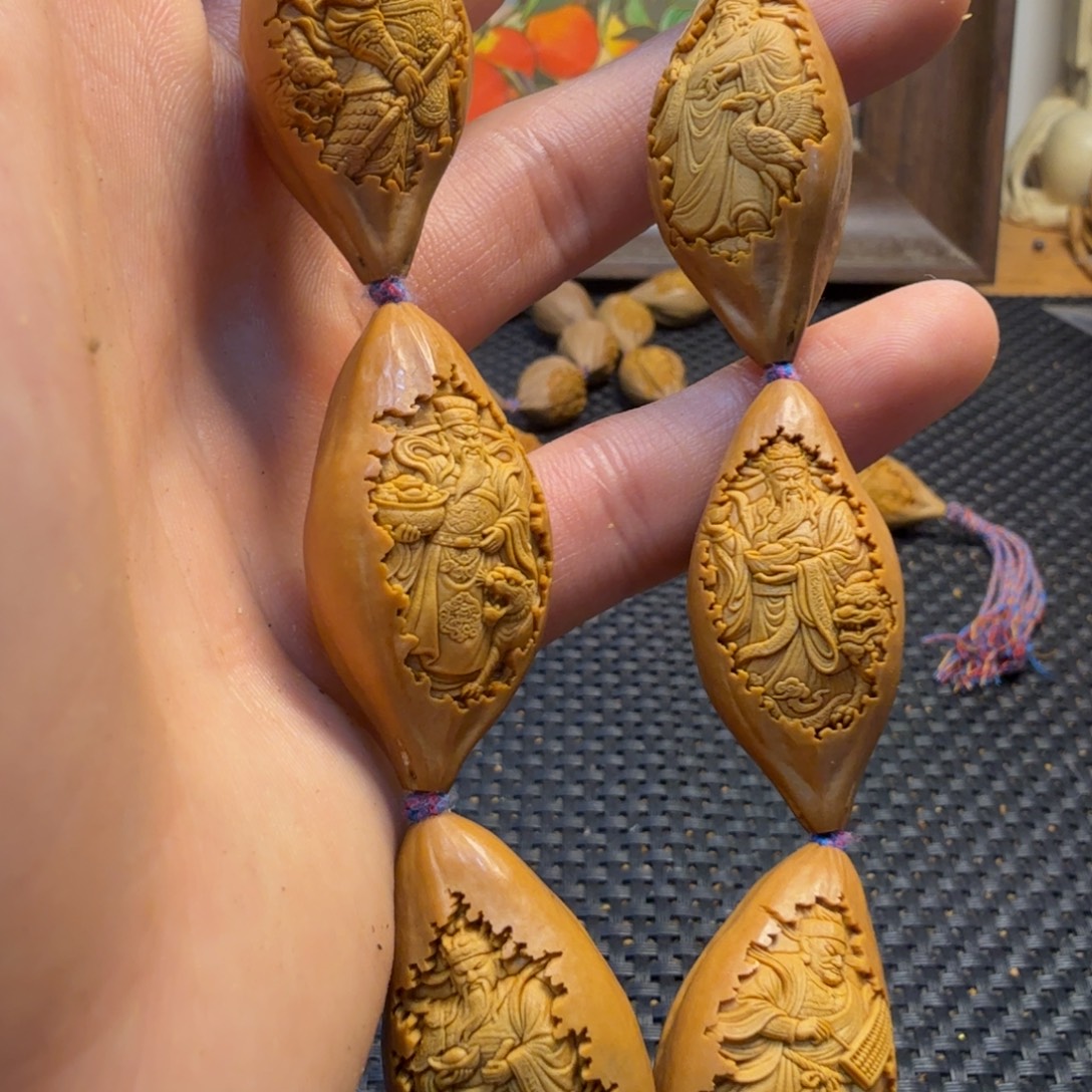 橄榄核手串/手链九路财神