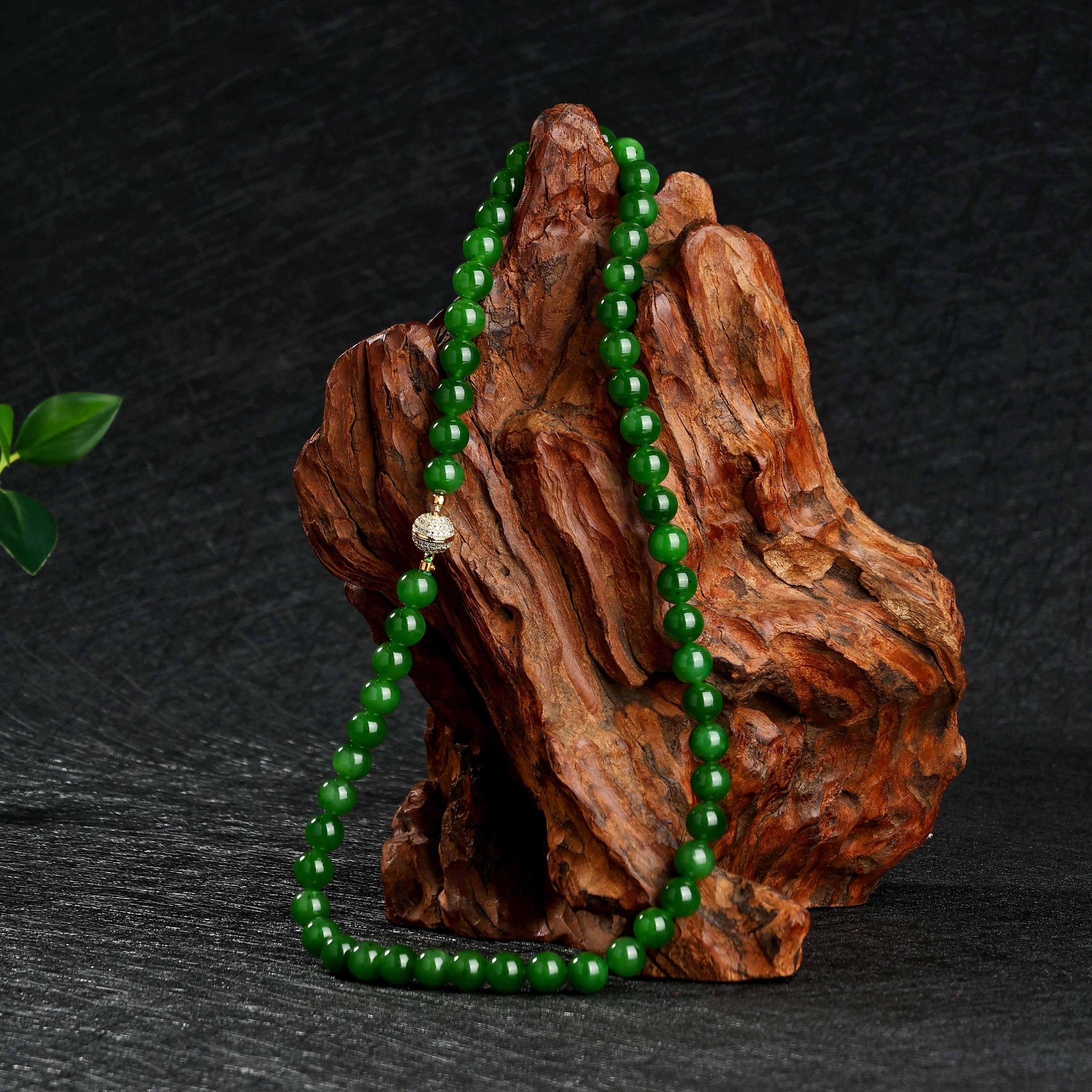 【矿姐珠宝】HTK3348和田碧玉吸项链多样性发货拍一发2条