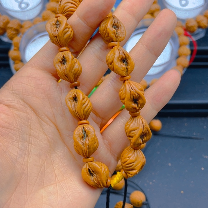 刀***野吊坠桃核见健健康康平平安安6