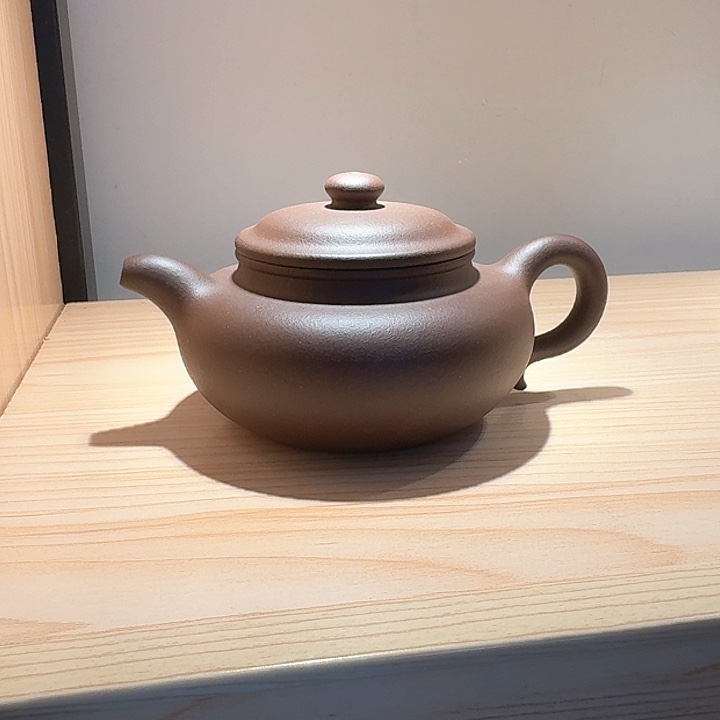 紫砂茶壶李*宜兴原矿手工紫砂壶