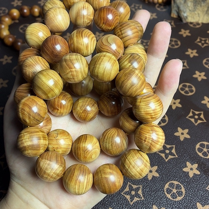 柏木（崖柏）手串/手链崖柏20满龙胆