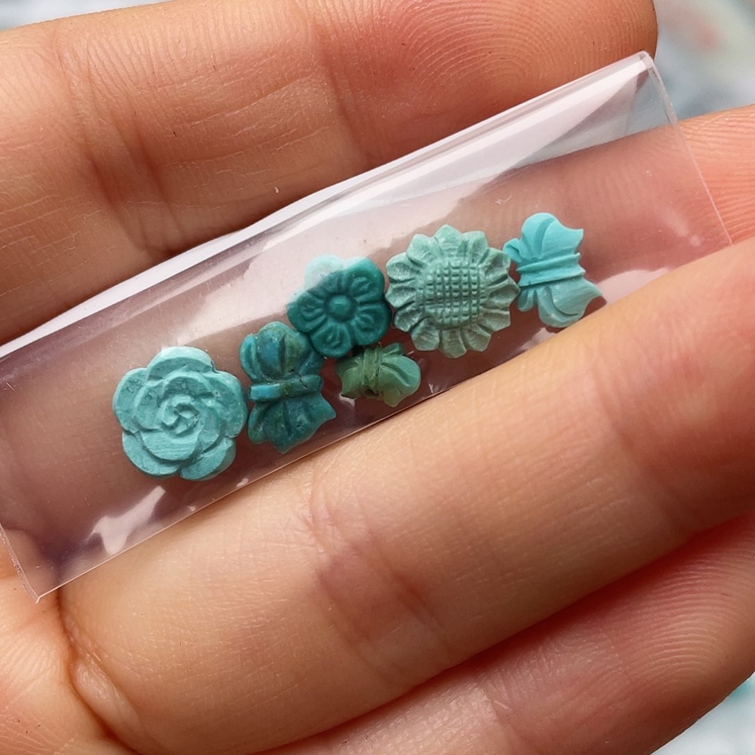 绿松石珠宝半成品未镶嵌