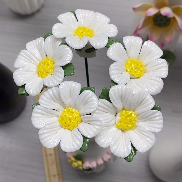 陶瓷陶瓷材料小雏菊