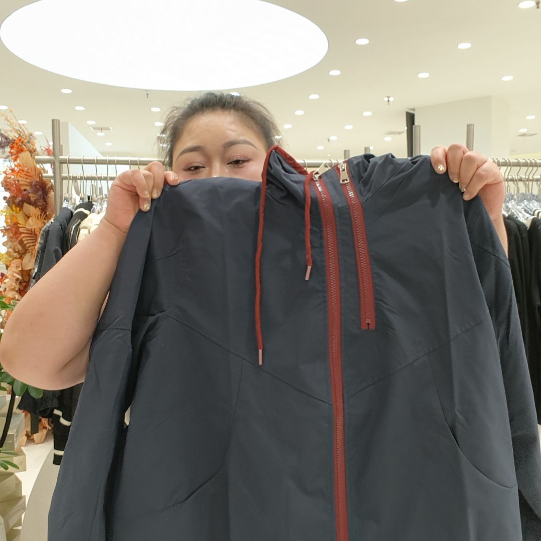 人***菊羊羔毛蓝色4码     