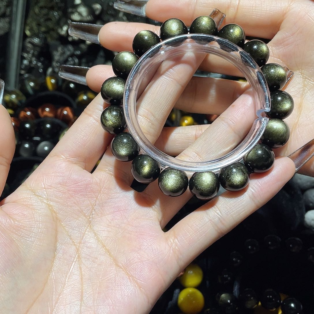 黑曜岩手链未镶嵌K*y