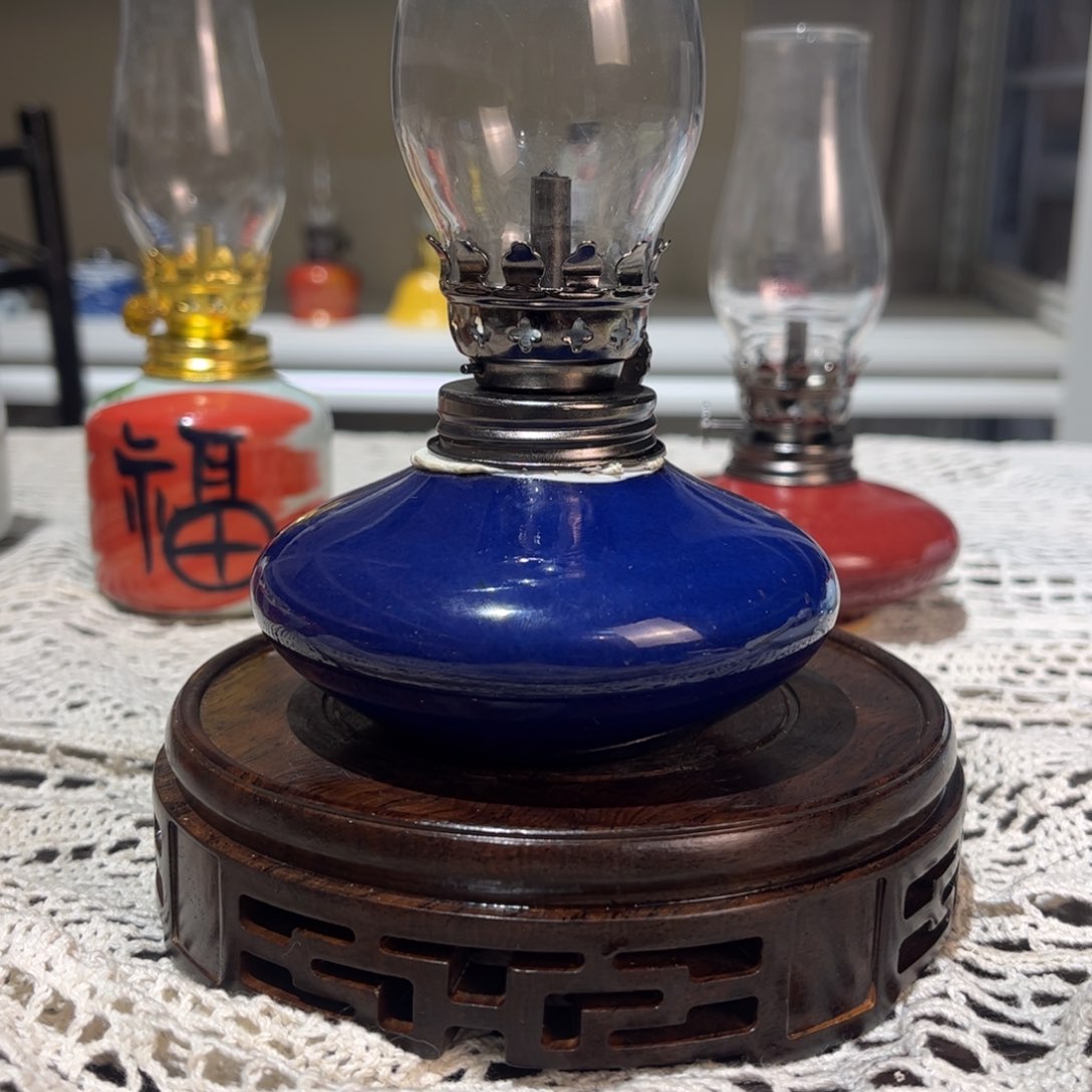 摆件景德镇陶瓷香薰灯