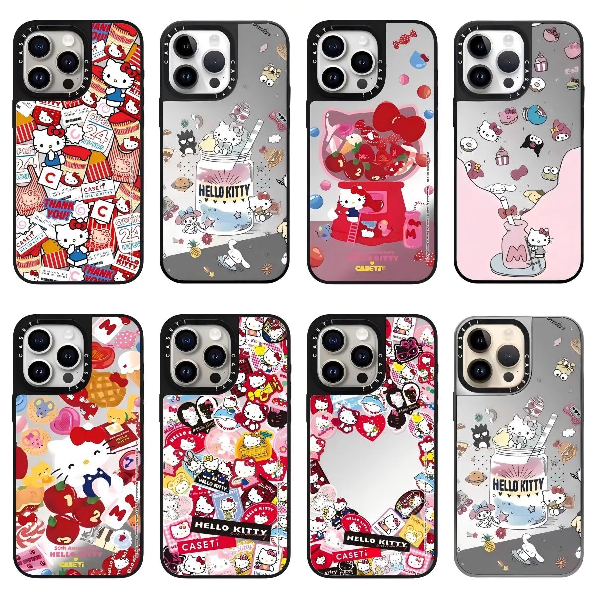 CASE联名Hello Kitty凯蒂猫可爱卡通苹果16promax保护套适用iPhon