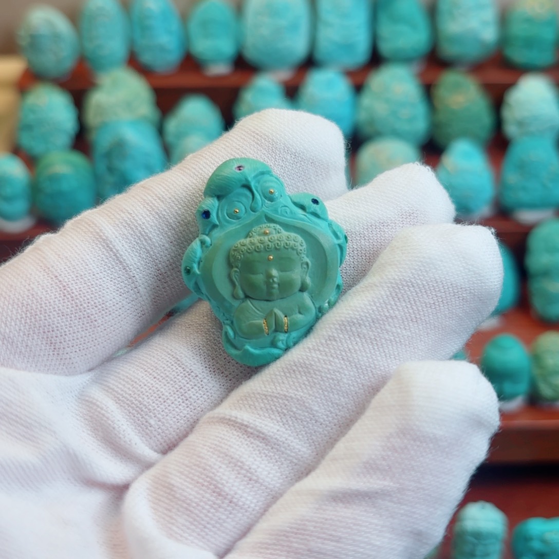 绿松石珠宝奇石未镶嵌