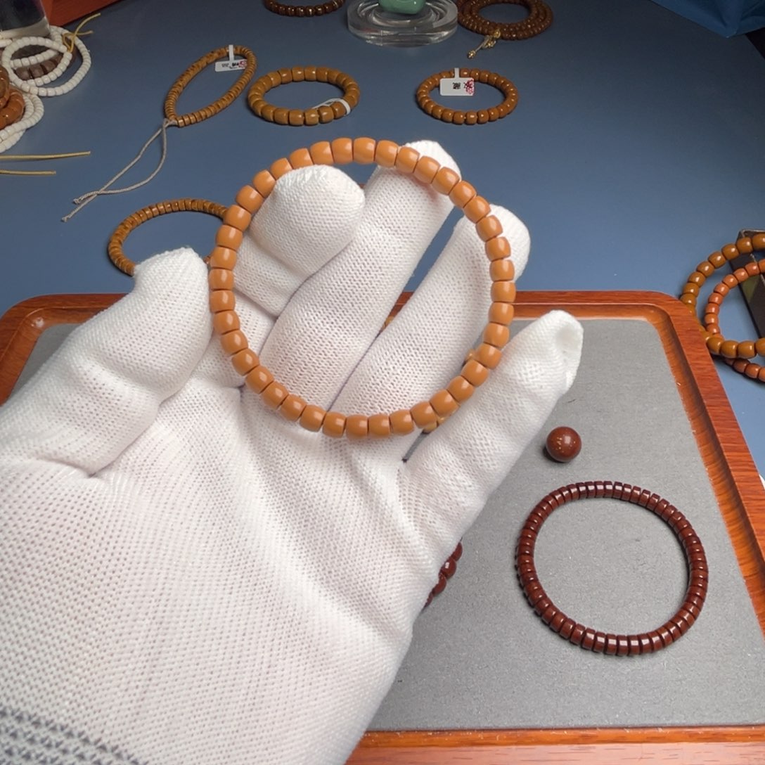 橄榄核手串5.8尺核尖单