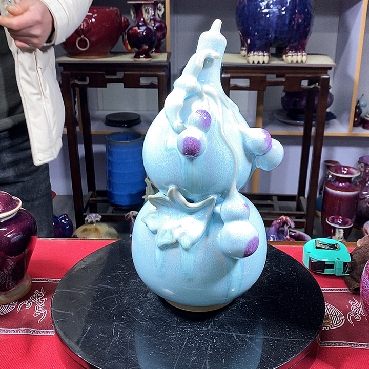 瓶中国神垕精品钧瓷