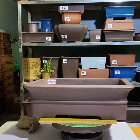 红陶宜兴紫砂花盆