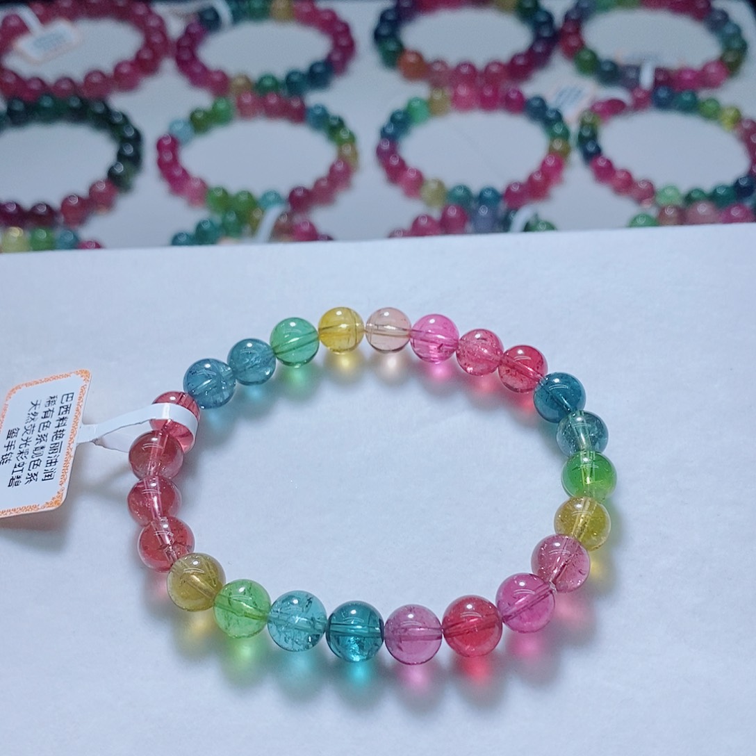 手链未镶嵌碧玺7.7mm左右