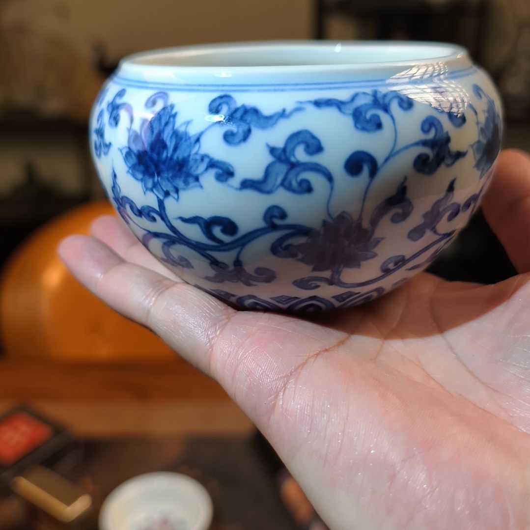 ABS老方香缠枝莲大香炉111