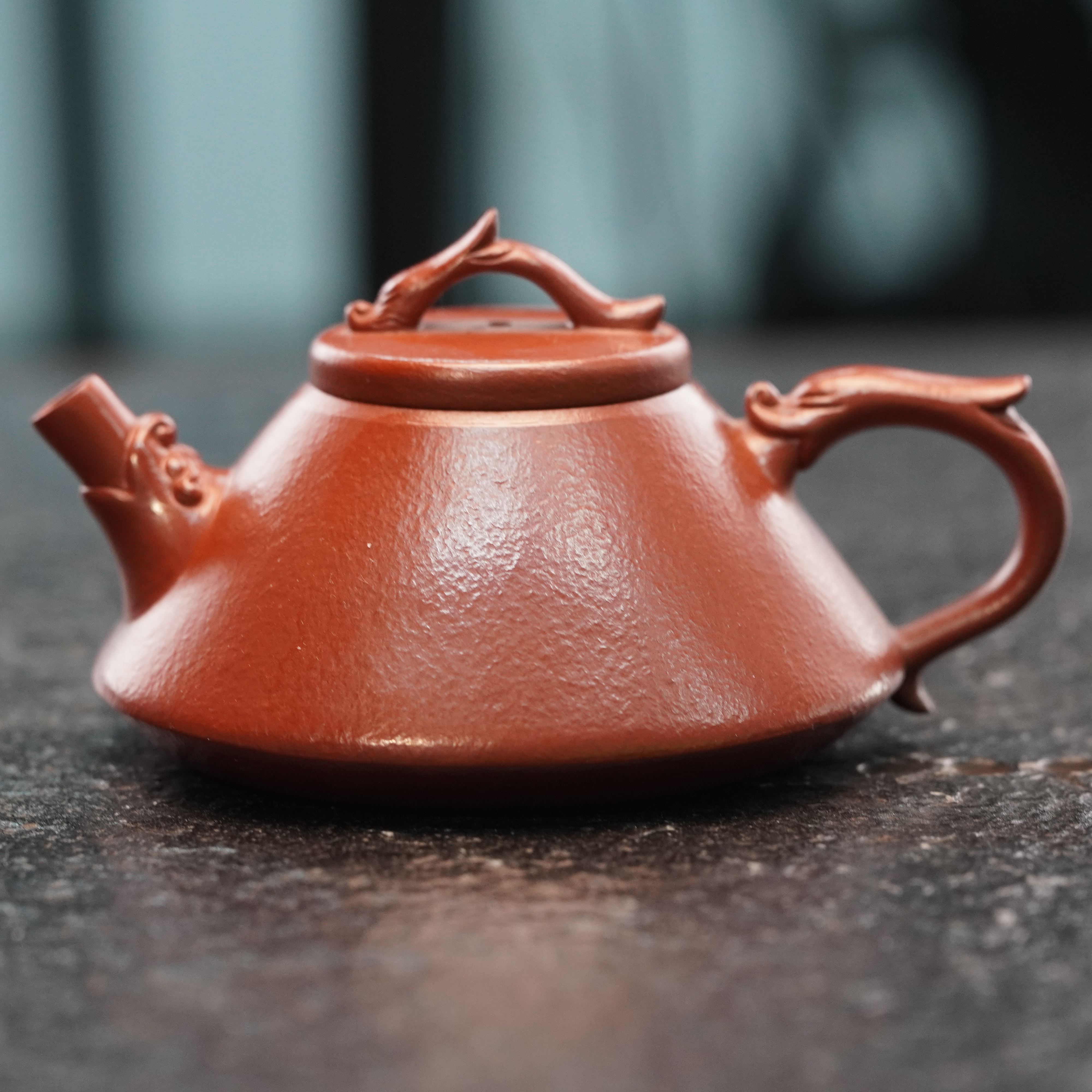 lot.20309 范双元 朱泥石瓢壶 180cc