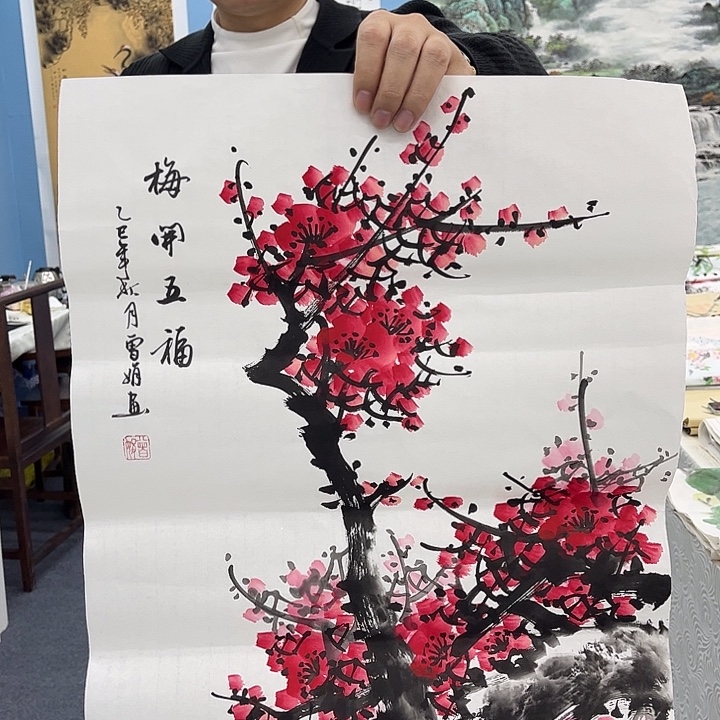 国画纯手绘国画作品