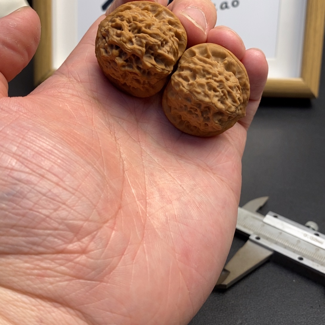 文玩核桃把件34瓷娃娃