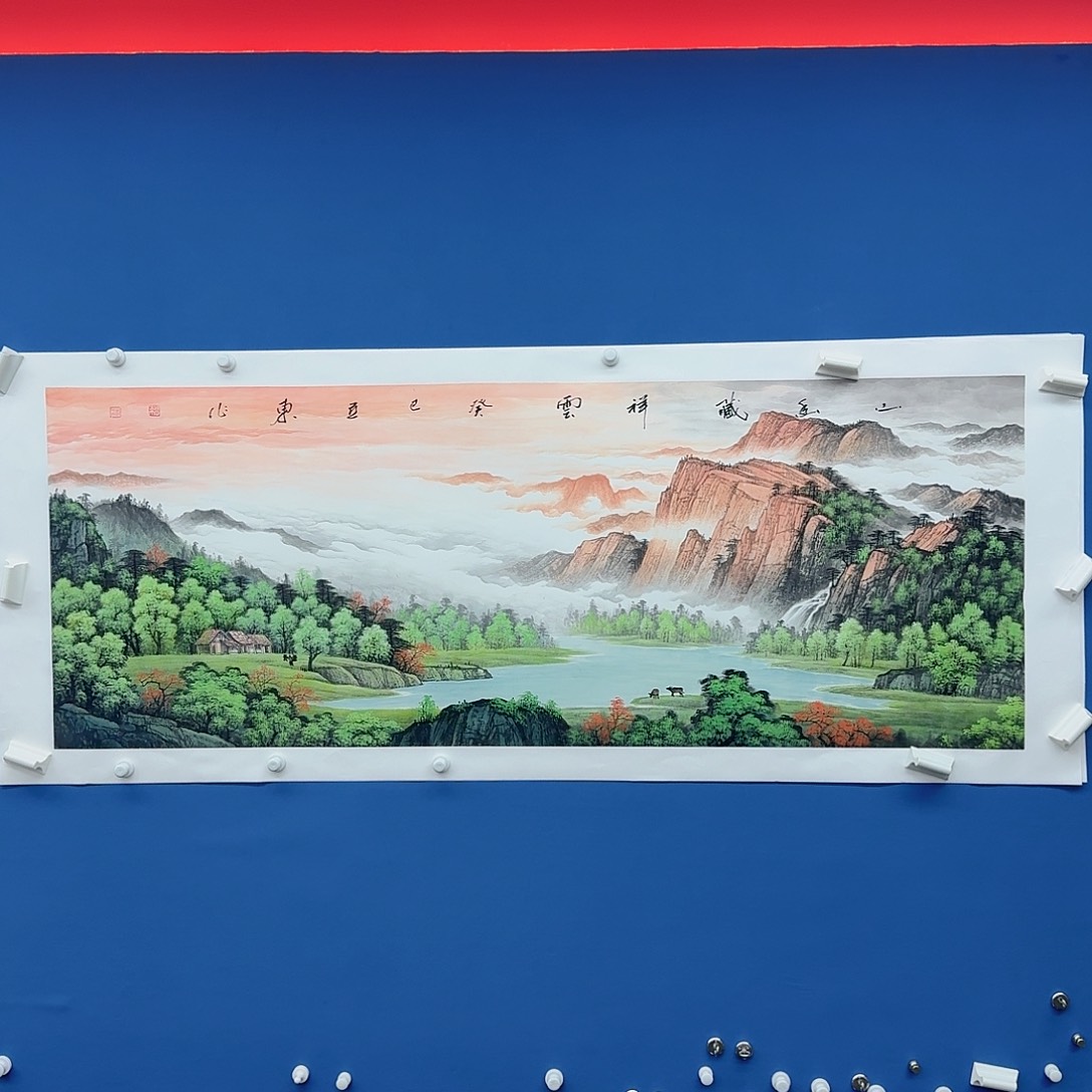 国画多次参加国内外大型书画