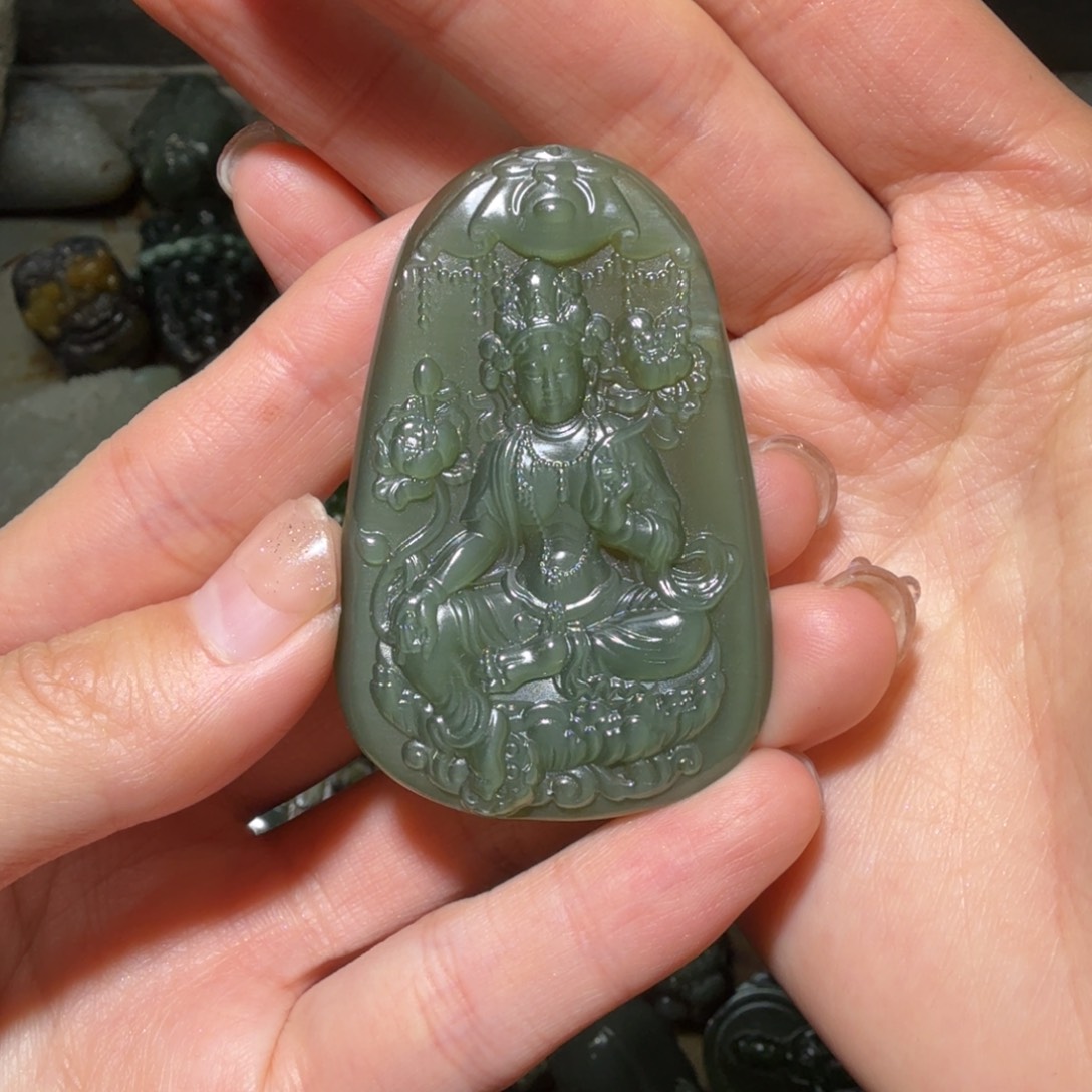 和田玉挂件未镶嵌