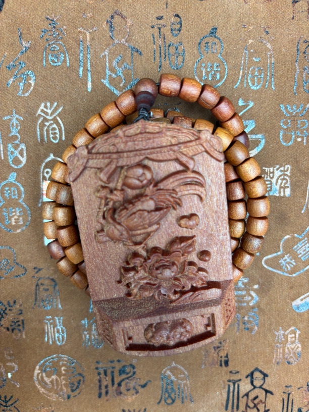 白讲堂文玩吊坠A214