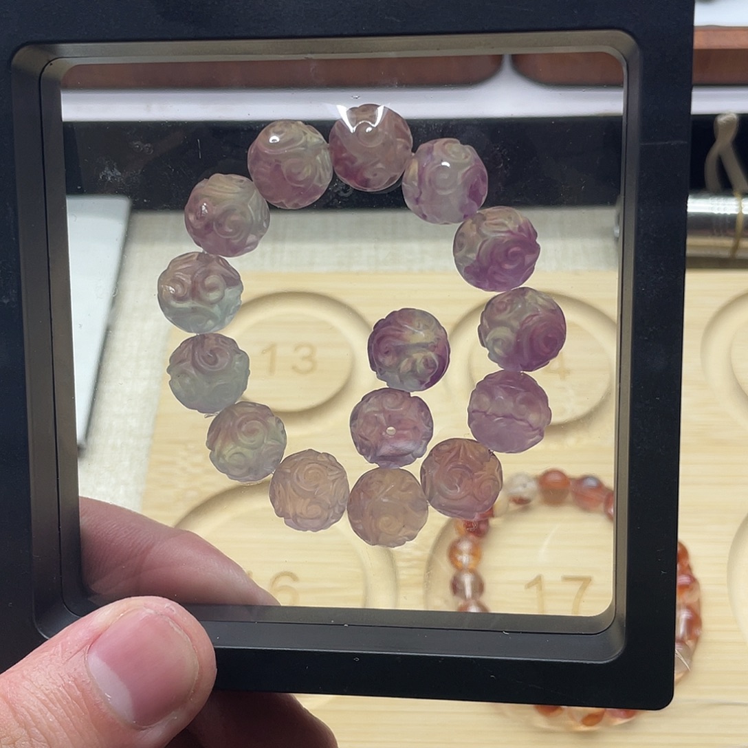 ****水晶手链未镶嵌原创萤石手串