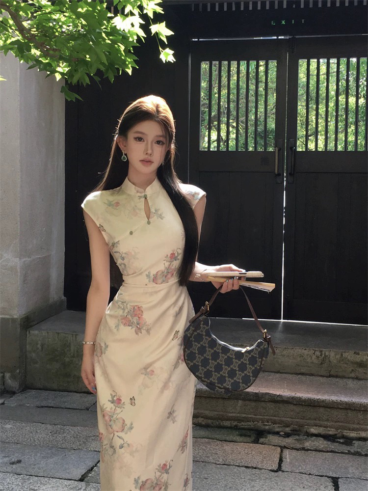 国风旗袍连衣裙001