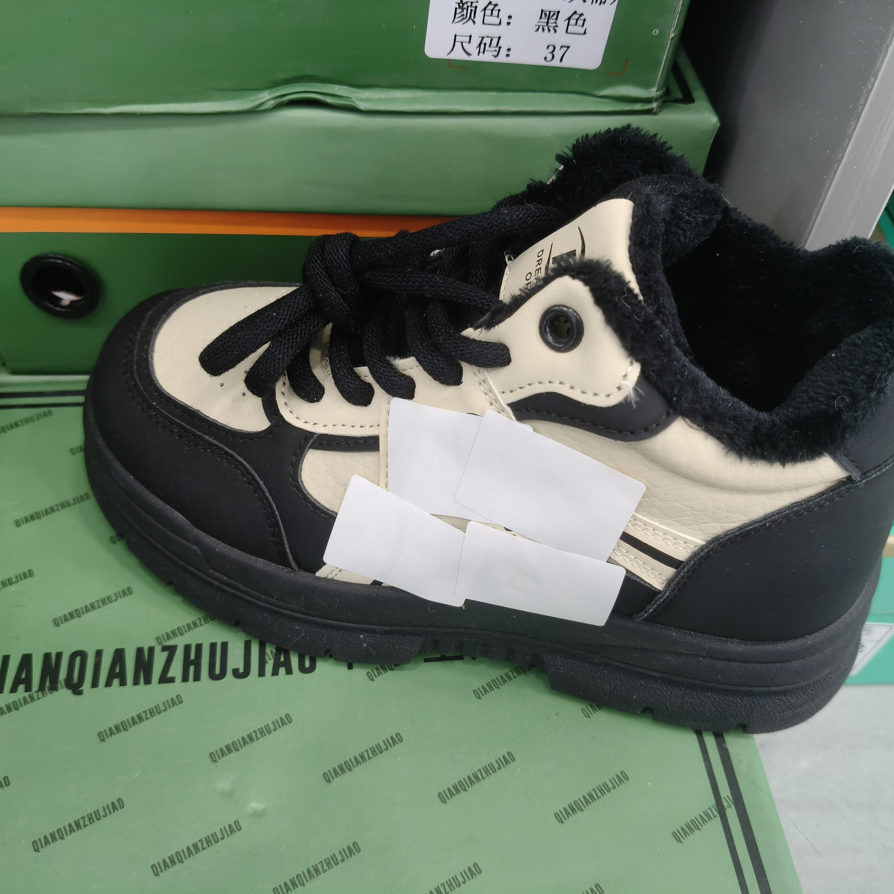 2881高帮棉鞋冬季加绒保暖圆头厚底防滑韩版时尚休闲鞋女高邦