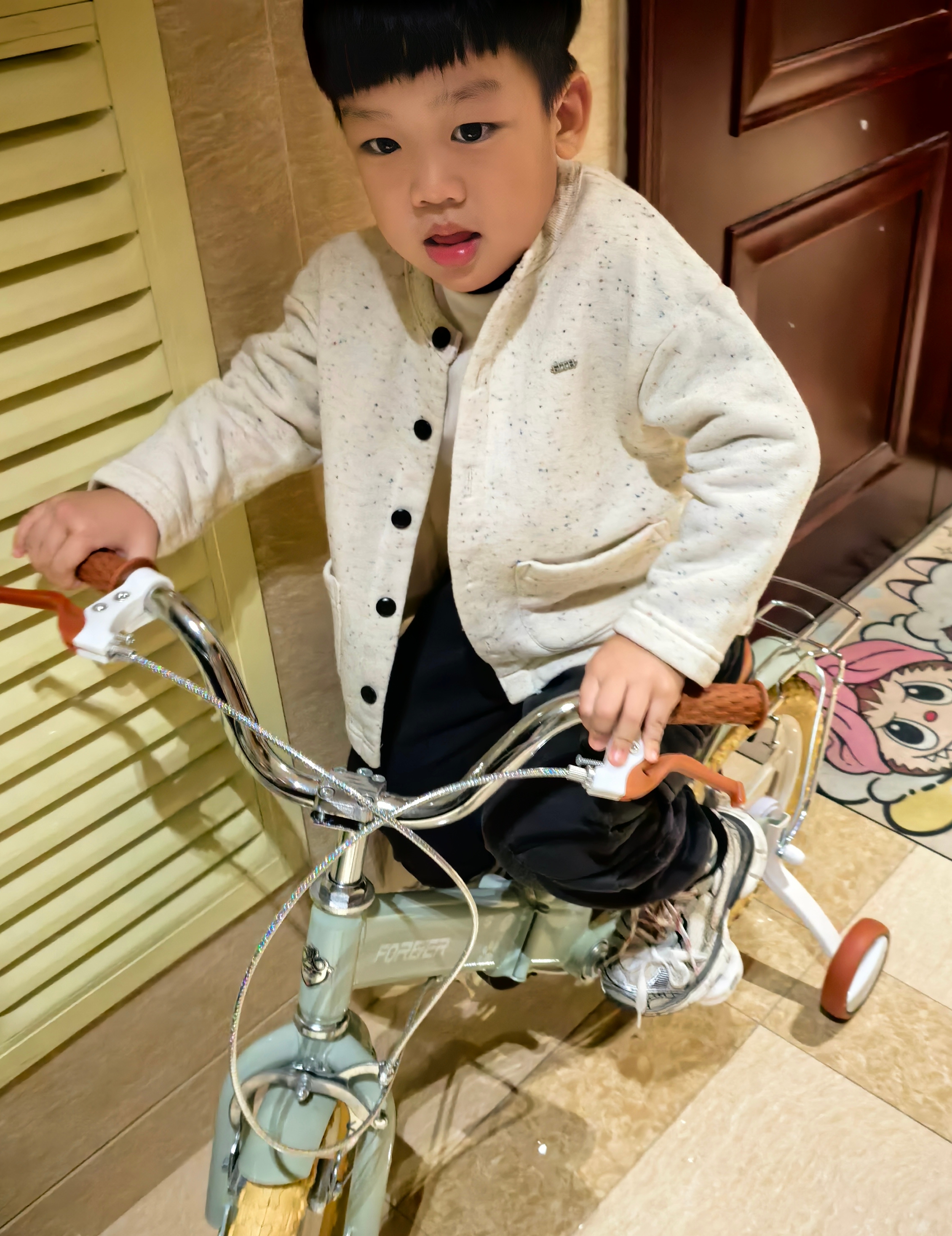 Mu2ES毛圈运动长裤