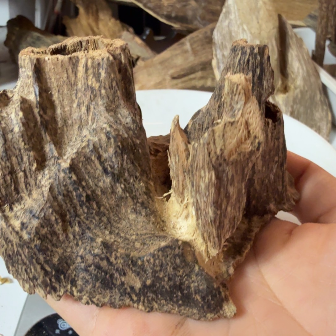 K***o沉香沉香碎屑海南黑油格24克