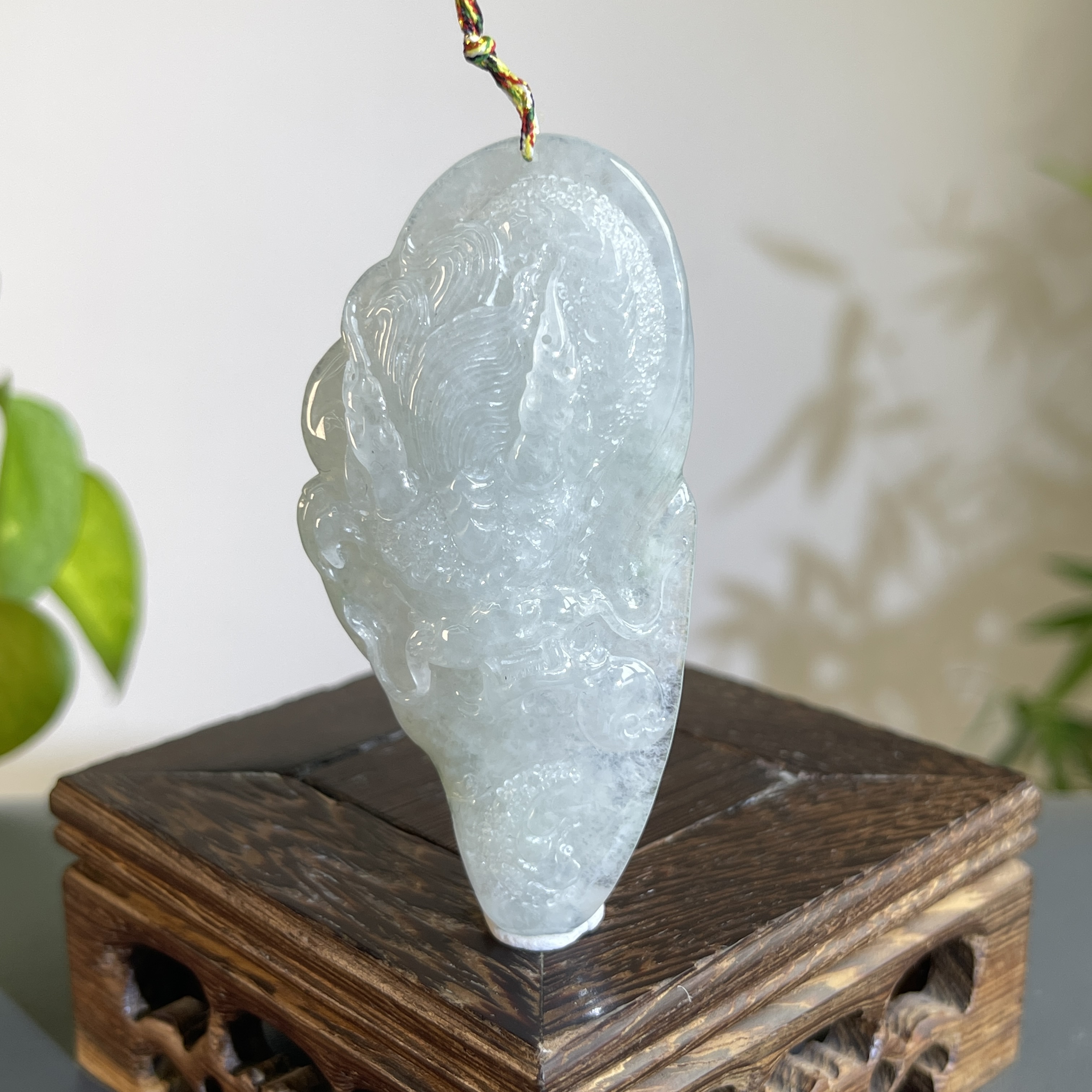 JCB06-62  天然缅甸A货翡翠 龙牌