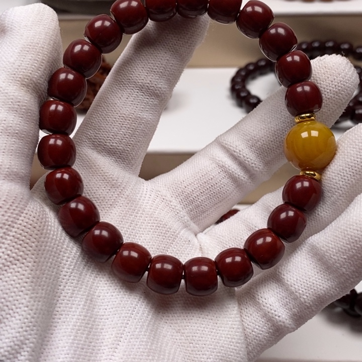 核桃手串/手链吁猴头雕刻