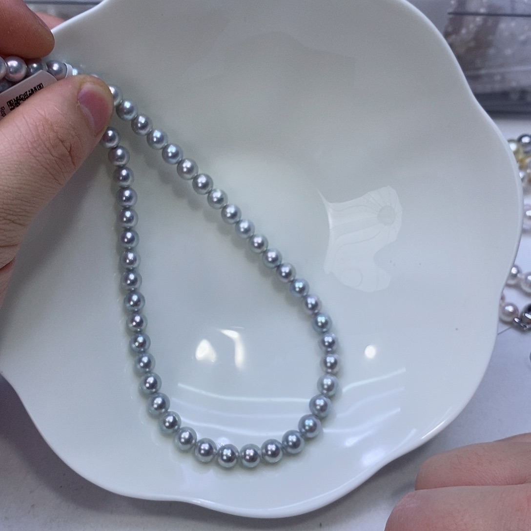 海水珍珠颈饰银S925镶嵌