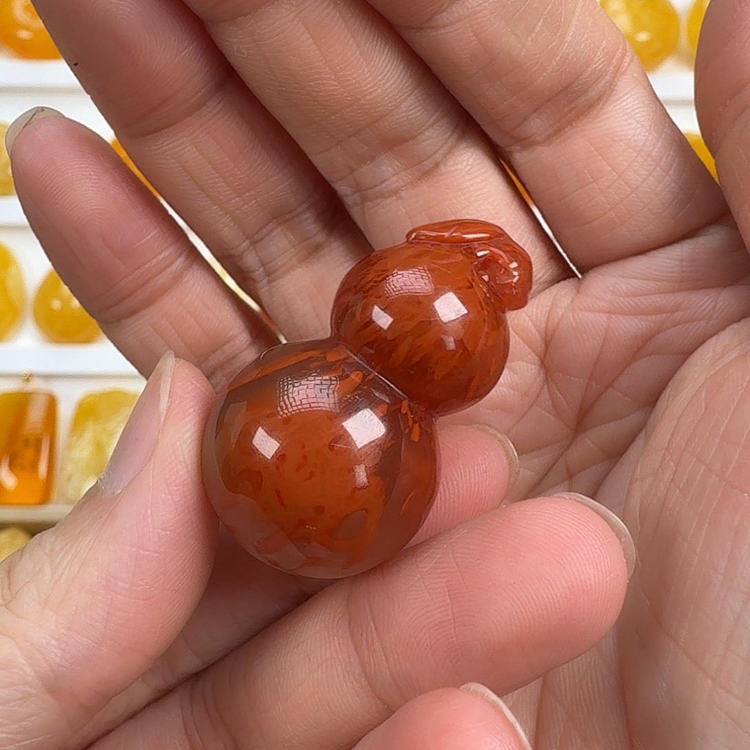 南红玛瑙未镶嵌颈饰南红
