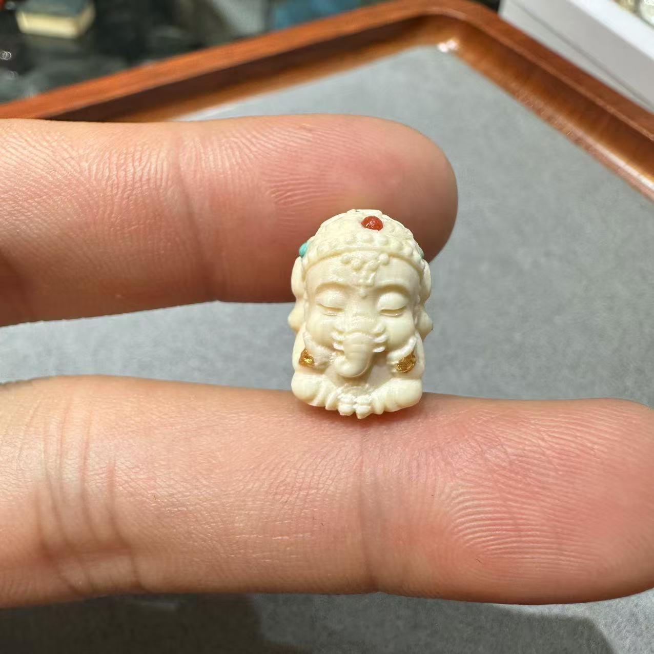 【阿钰推荐】 LY06593-猛犸象神配饰-尺寸11*16mm-