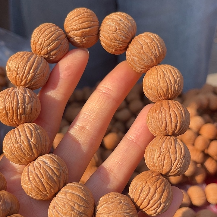 ༺***༻猴头核桃手串猴头核桃