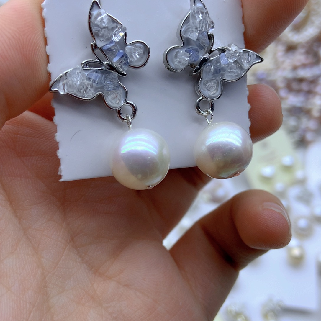 淡水珍珠未镶嵌耳饰