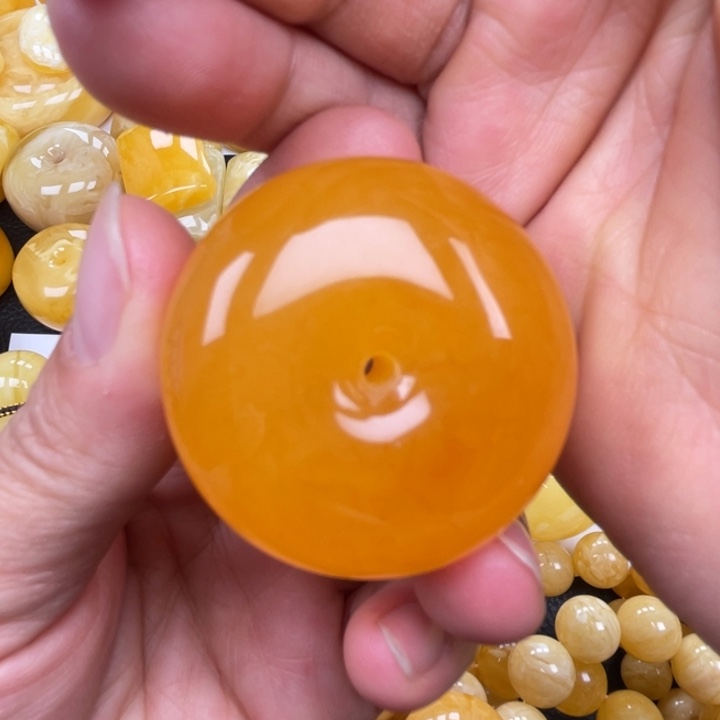 裸石蜜蜡未镶嵌蜜蜡平安扣重23