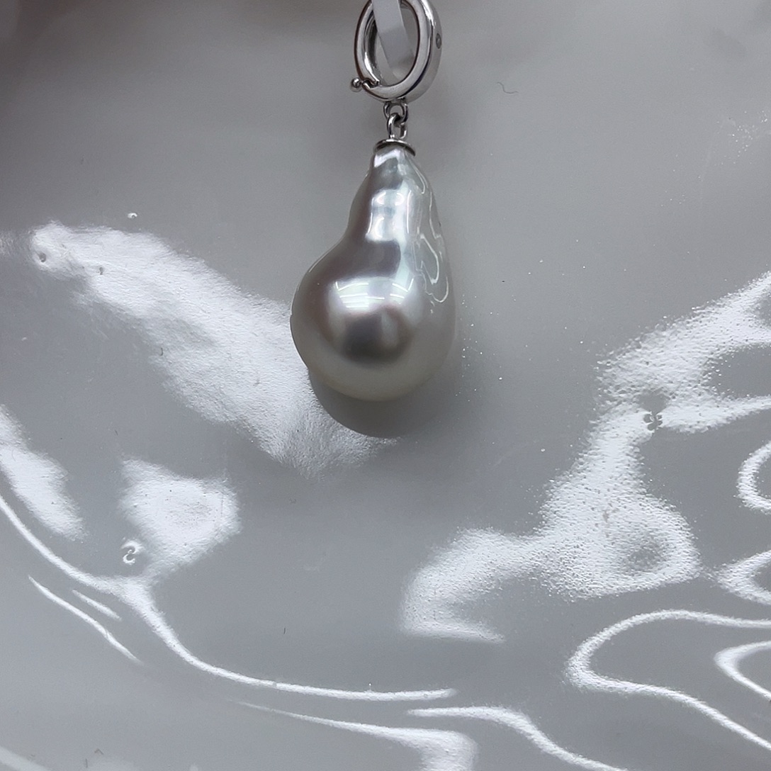 海水珍珠14K金镶嵌颈饰