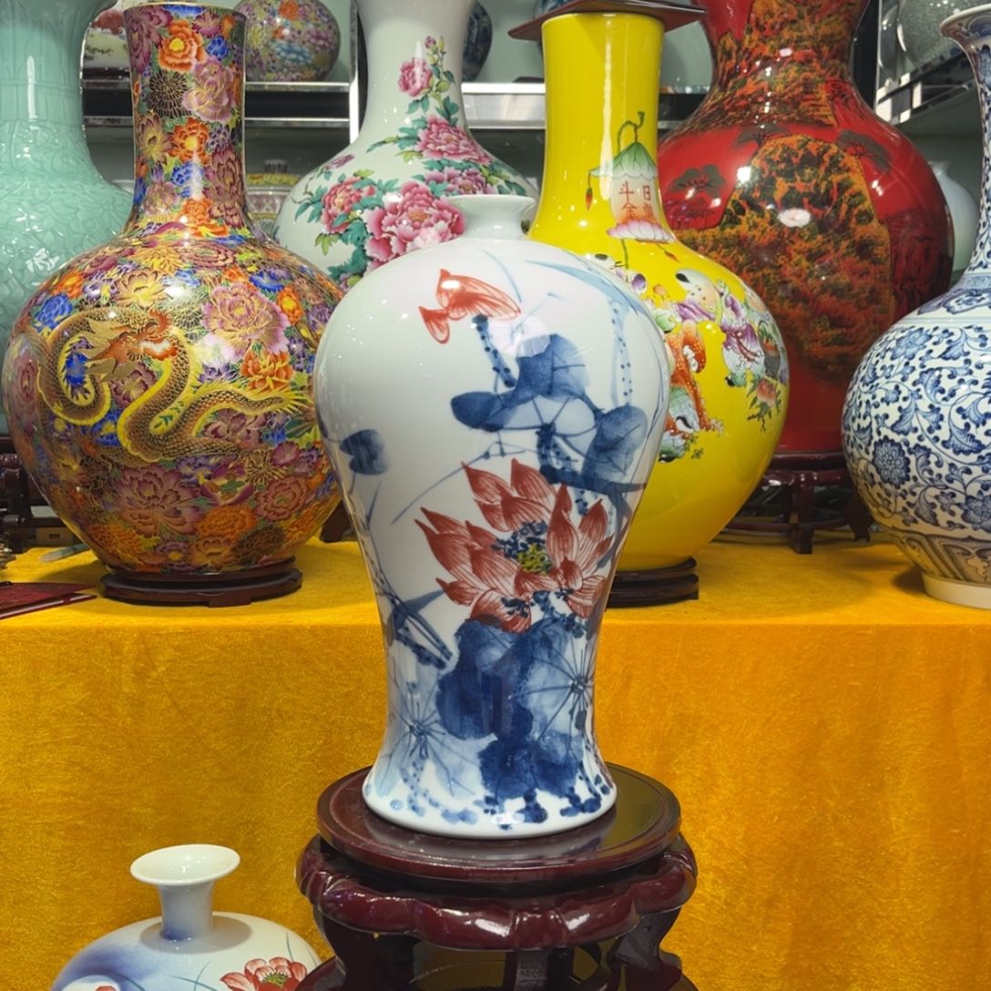 景德镇陶瓷花瓶摆件