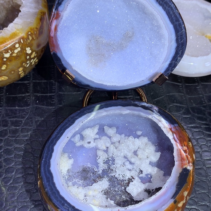 水晶高货蓝软盆未镶嵌