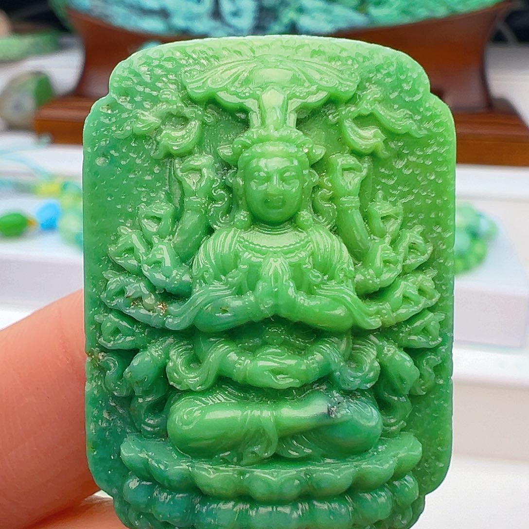 未镶嵌绿松石项链