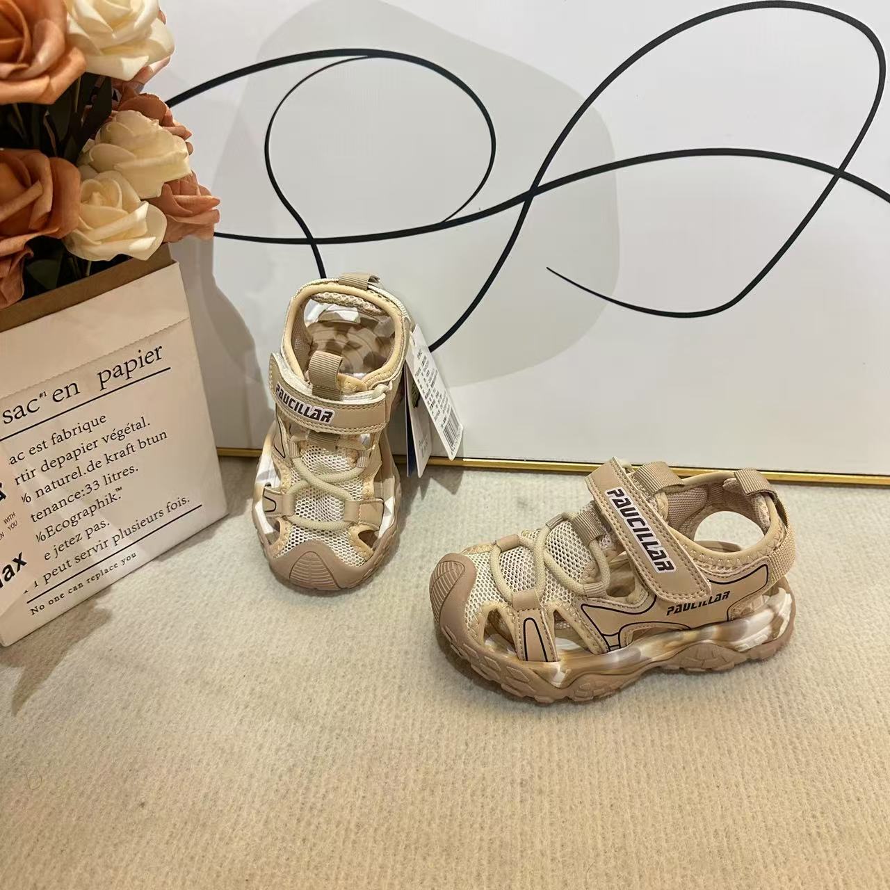 【新款凉鞋】2593/普西拉时尚健康学步 机能鞋透气软底健康减震机能