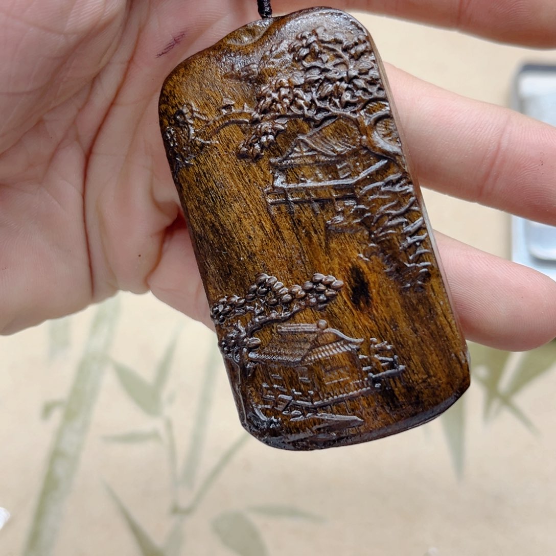 沉香香囊沉香虫漏