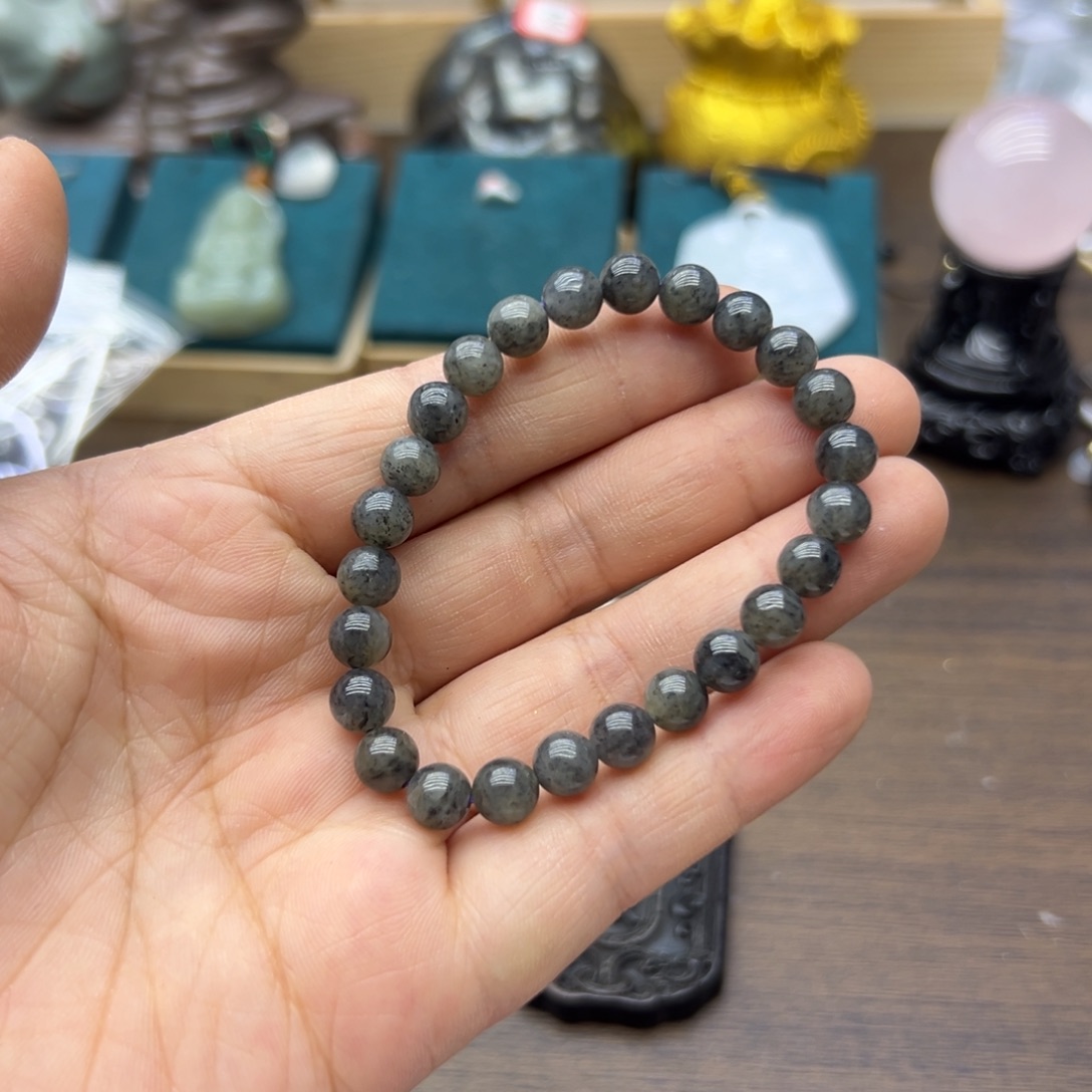 和田玉未镶嵌手链33