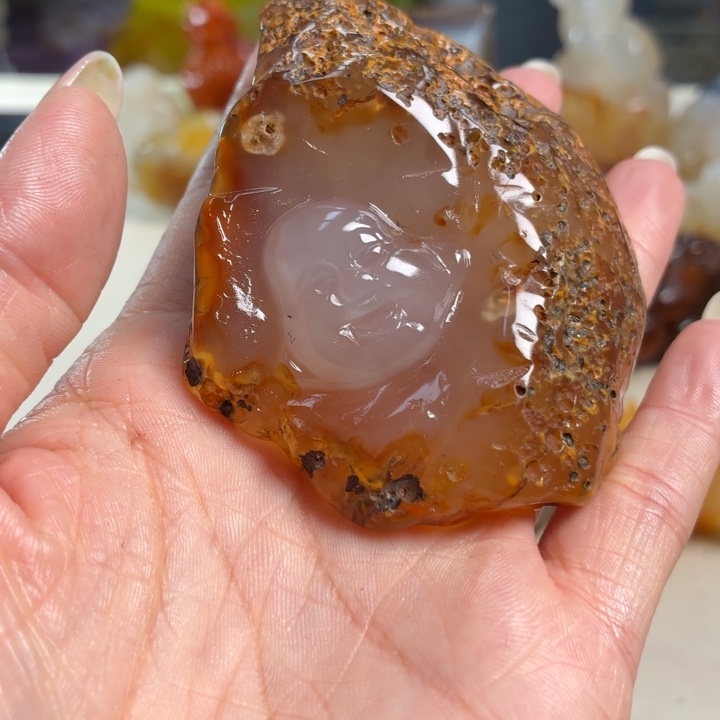 玛瑙/玉髓未镶嵌吊坠(不含链)