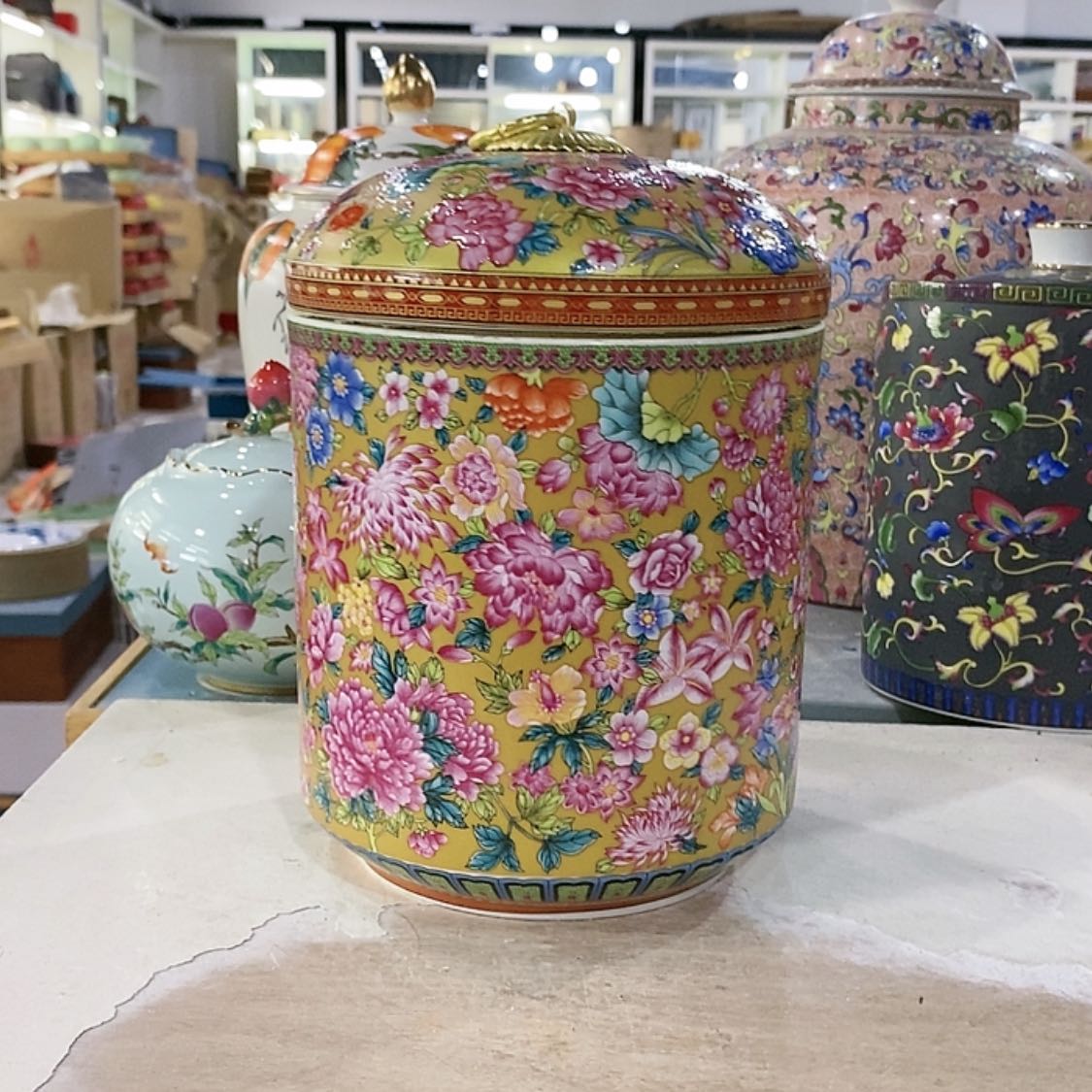 【闪购商品】罐茶叶罐陶瓷陶瓷罐