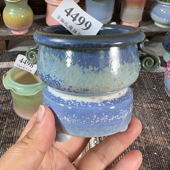 口6高7 手工花盆满30包邮