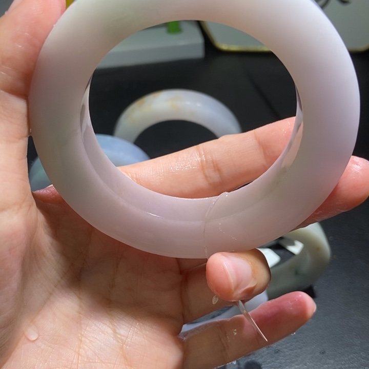 定制翡翠未镶嵌手镯定制