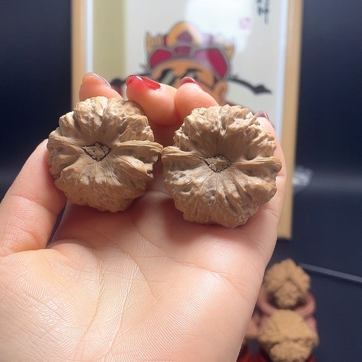 文玩核桃把件@****蛤蟆头