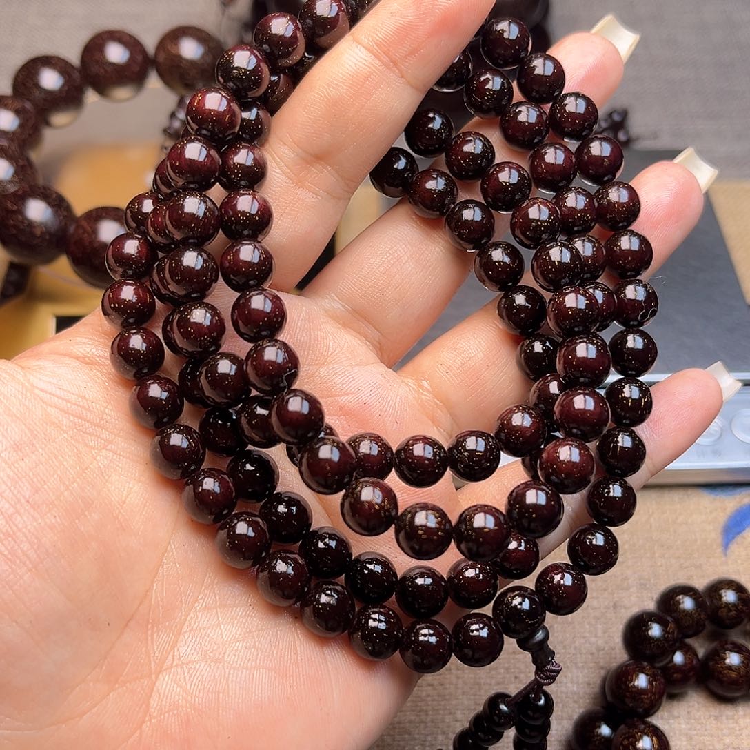 檀香紫檀（小叶紫檀）0.8 108颗多星